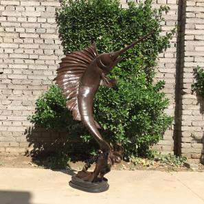Metal Crafts Sculpture Bronze Fish Statues