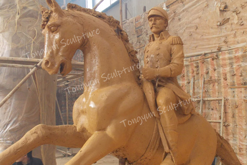 Bronze General On Horse