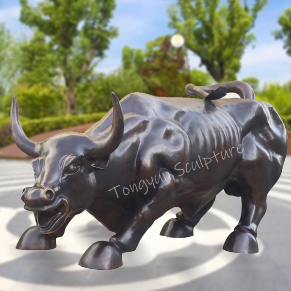 Customized Wall Street Bronze Bull Sculpture