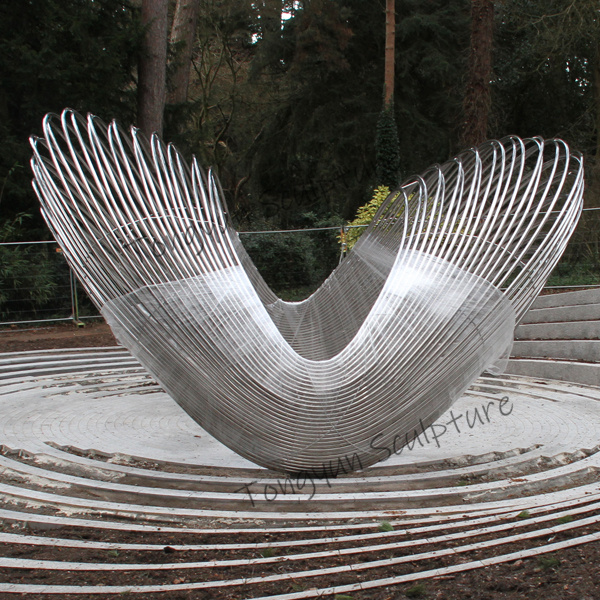 Metal Art Large Abstract Garden Sculpture Stainless Steel