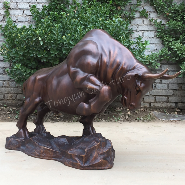 High Quality Custom Size Brone Bull Statue