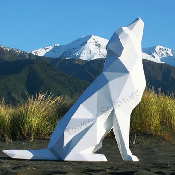 Outdoor Life Size Animal Aluminium Sculptures For Garden Decoration