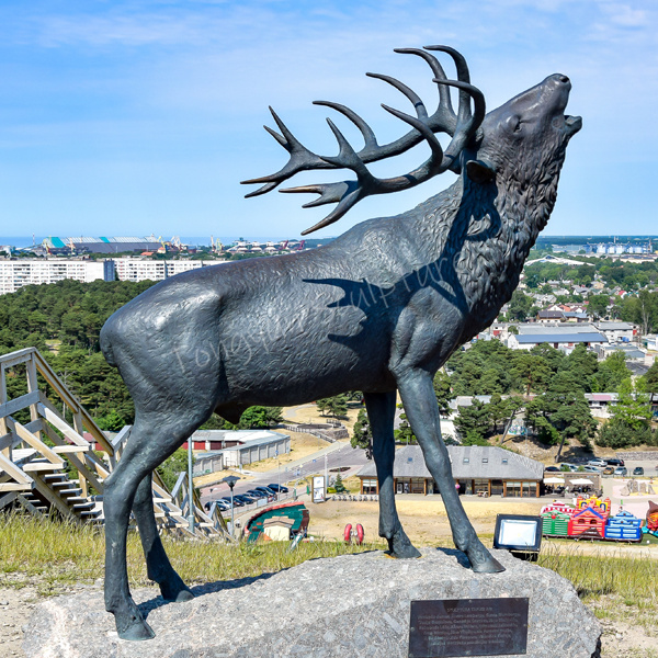 Factory Direct Sale High Quality Bronze Deer Sculpture Brass Statue