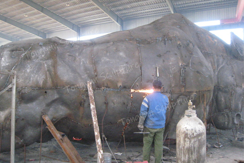 8m Bronze Bull Sculpture