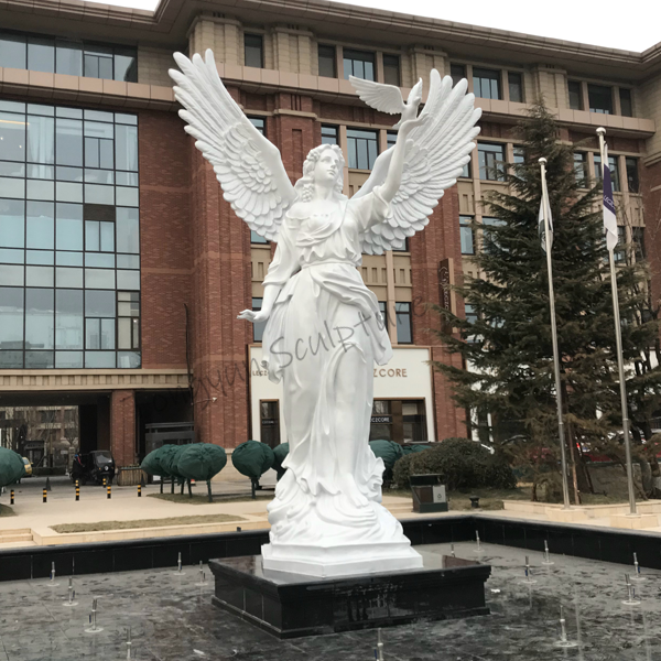 Outdoor Sculpture Large Size Bronze Casting Angel Statue Garden Metal Figure Sculpture 