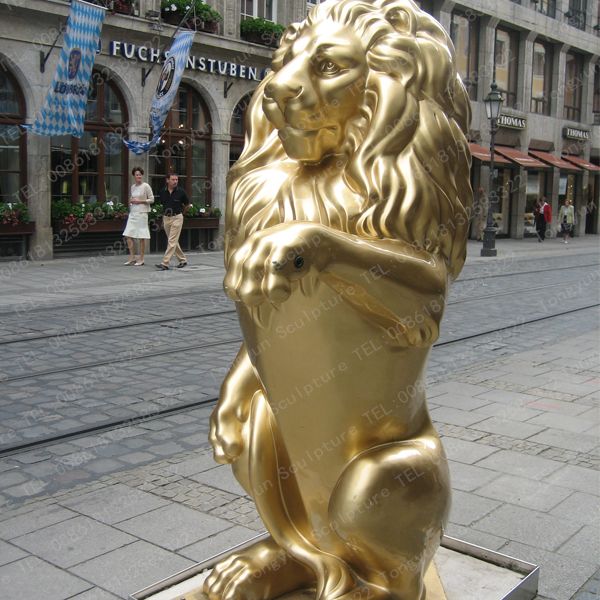 Life Size Metal Copper Bronze Lion Statues Sculpture For Sale Brass Lion Statue Gold Lion Statues