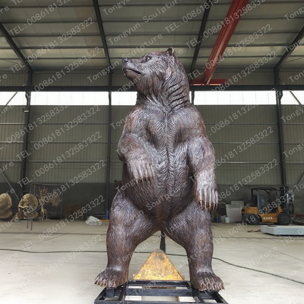 Large Outdoor Garden Bronze Bear Statue for Sale