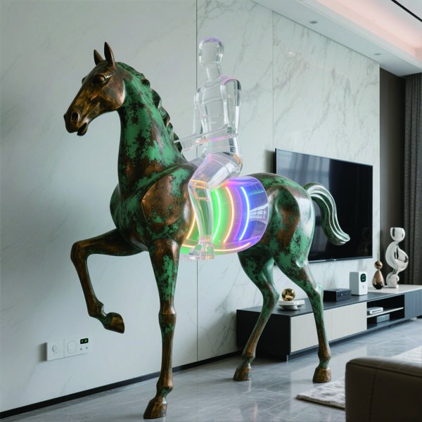 Bronze Horse Sculpture Transparent Resin Sculpture Indoor Sculpture Abstract Sculpture.jpg Bronze Horse Sculpture Transparent Resin Sculpture Indoor Sculpture Abstract Sculpture.jpg