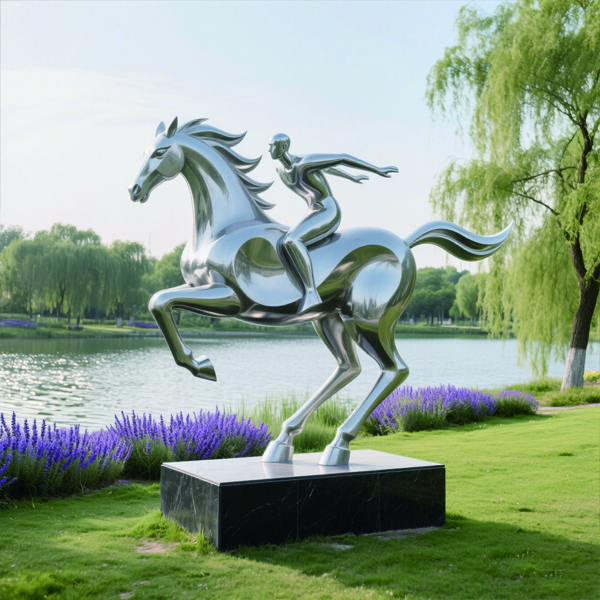 Stainless Steel Sculpture Racing Horse Sculpture Abstract Figure Sculpture Outdoor Sculpture.jpg Stainless Steel Sculpture Racing Horse Sculpture Abstract Figure Sculpture Outdoor Sculpture.jpg