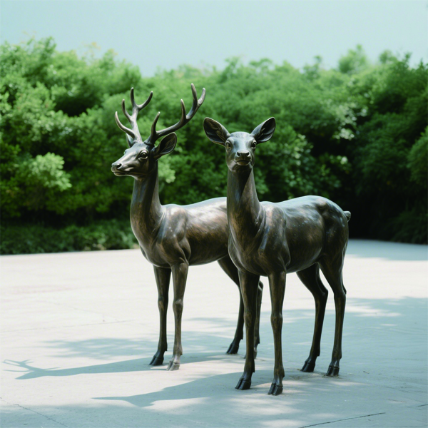 Life Size Garden Bronze Deer Sculpture Supplier.jpg Life Size Garden Bronze Deer Sculpture Supplier.jpg