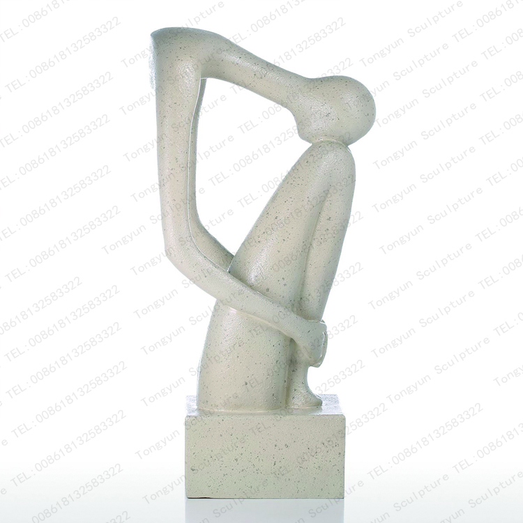Thinking Person Resin Sculpture Modern Indoor Decor Statues-2.jpg