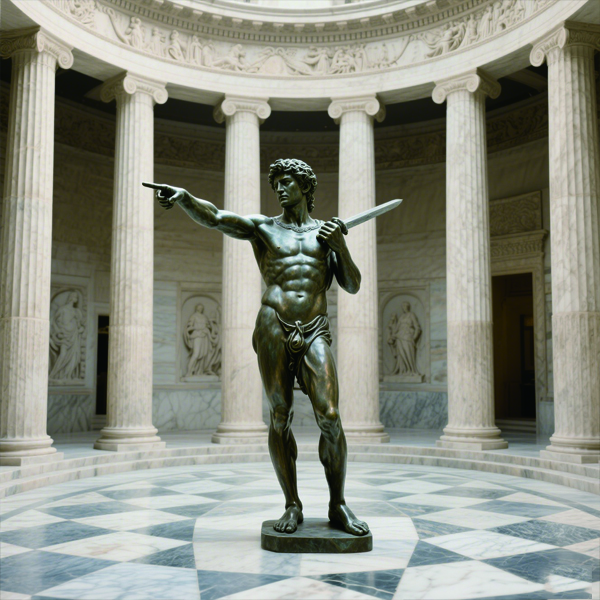 Bronze Antique Greek Life Size figure David.jpg Bronze Antique Greek Life Size figure David.jpg