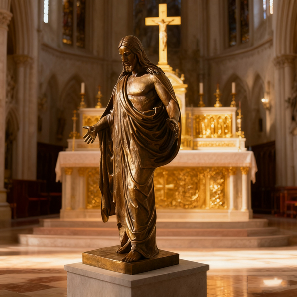 Large Religious Metal  Jesus Bronze Life Size Statue Custom Garden Sculpture.jpg Large Religious Metal  Jesus Bronze Life Size Statue Custom Garden Sculpture.jpg