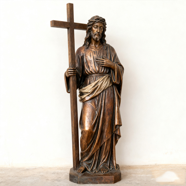 Large Religious Metal  Jesus Bronze Life Size Statue Custom Garden Sculpture.jpg Large Religious Metal  Jesus Bronze Life Size Statue Custom Garden Sculpture.jpg
