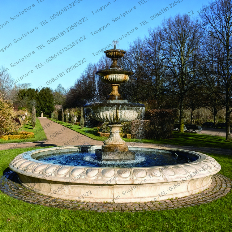 Large 3 Tiered Marble Statue Water Fountain For Outdoors.jpg Large 3 Tiered Marble Statue Water Fountain For Outdoors.jpg