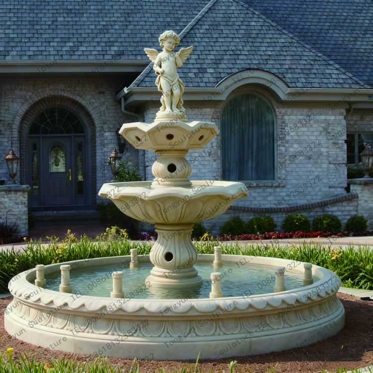 Angle Marble Fountain For Home Decor with Base Statue Outdoor.jpg Angle Marble Fountain For Home Decor with Base Statue Outdoor.jpg