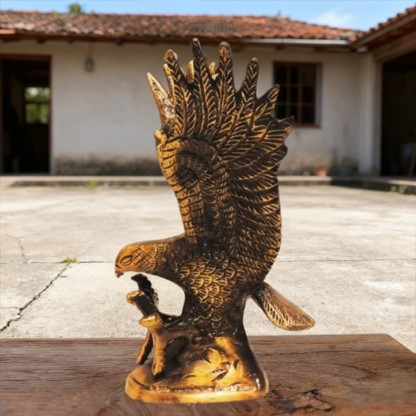 Custom Wildlife Large Bronze Falcon Statue.jpg Custom Wildlife Large Bronze Falcon Statue.jpg