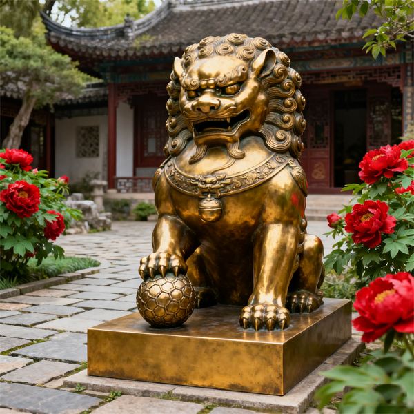 Life size bronze lion statue for outdoor garden sculpture.jpg Life size bronze lion statue for outdoor garden sculpture.jpg