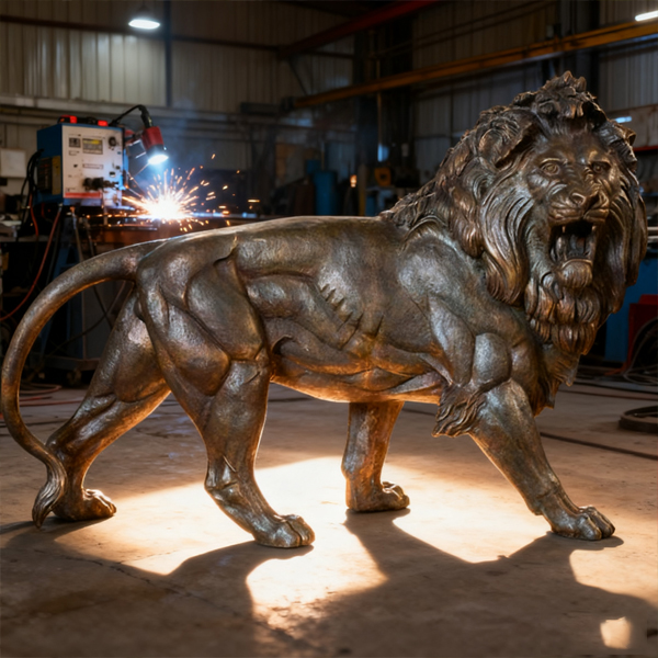 Antique bronze lion metal outdoor sculpture.jpg Antique bronze lion metal outdoor sculpture.jpg