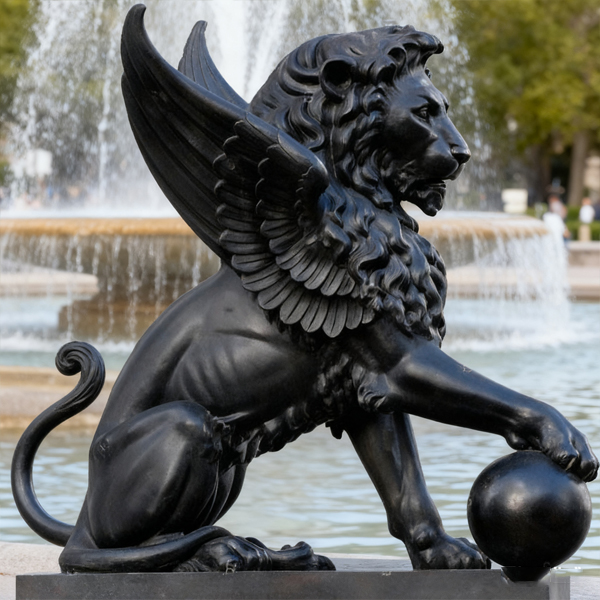 Antique bronze lion metal outdoor sculpture.jpg Antique bronze lion metal outdoor sculpture.jpg
