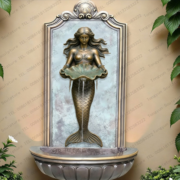 Bronze Mermaid Outdoor Water Fountain Sculpture.jpg