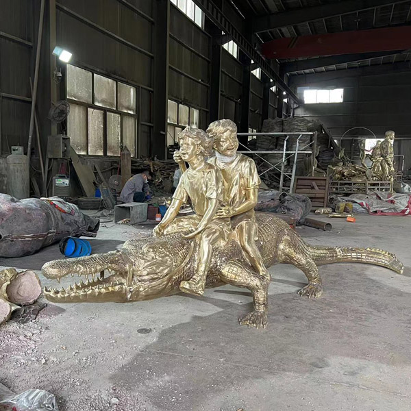 The Crocodile and Children Bronze Statue.jpg