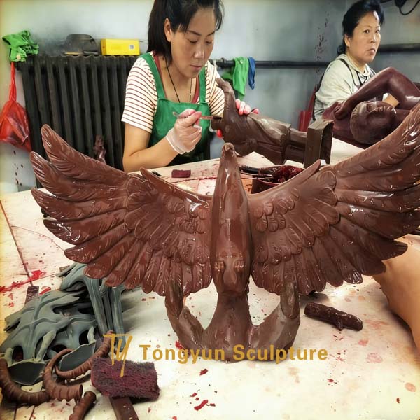 Step 4 of Custom Bronze Animal Sculptures: Crafting Gypsum/Silicone Molds for Precision.jpg