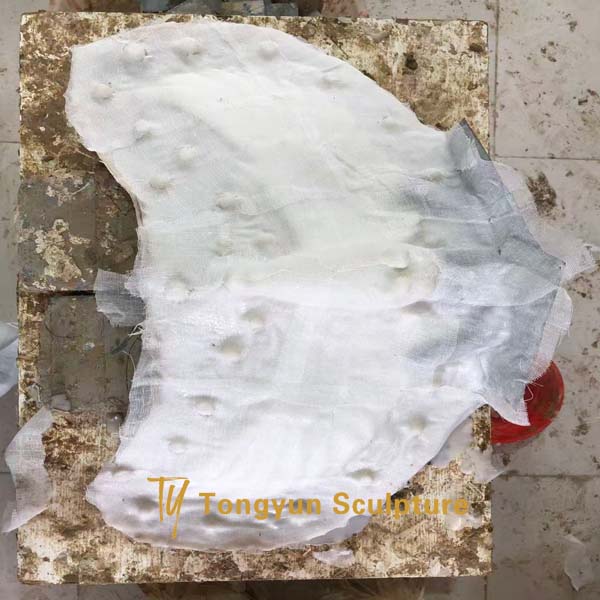 Step 4 of Custom Bronze Animal Sculptures: Crafting Gypsum/Silicone Molds for Precision.jpg