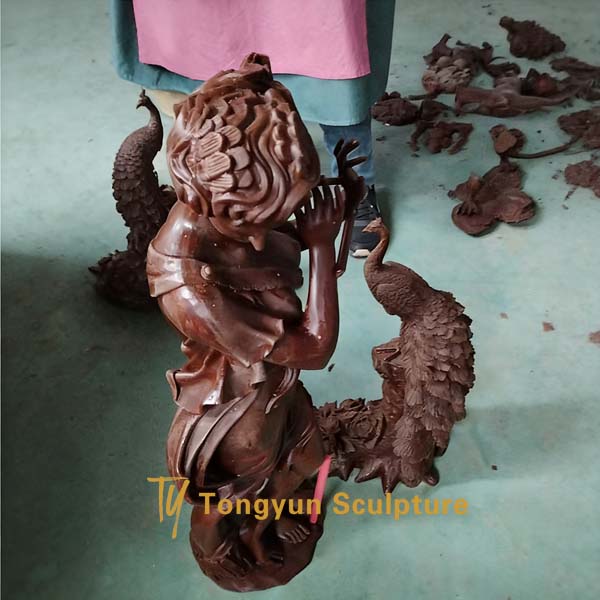 Step 4 of Custom Bronze Animal Sculptures: Crafting Gypsum/Silicone Molds for Precision.jpg